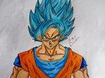 Drawing Goku Super Saiyan Blue DragonBallZ Amino