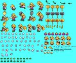 The Spriters Resource - Full Sheet View - Paper Mario: The T