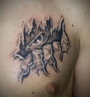 angels and demons tattoos Demons Tattoos Skin tear tattoo, R