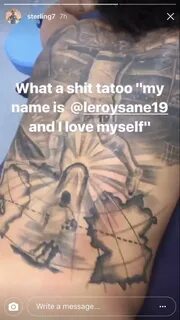 Leroy Sane Back Tattoo : Footballers And Back Tattoos : But 