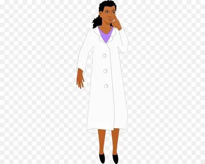 Library of watercolor science lab coat graphic black and whi