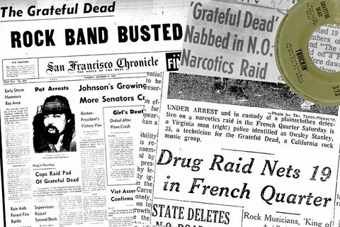 45 Years Ago: The Grateful Dead’s Infamous 'Truckin' Drug Bu