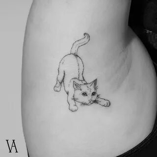 Violeta Arús - Ink on Sky Cat tattoo designs, Cat tattoo sma