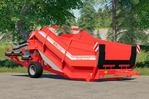 FS19 Mods The Grimme RH 2460 Receiving Hopper Yesmods
