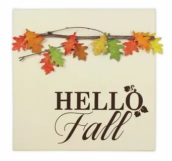 Hello Fall 10x10 Canvas Crafts Direct