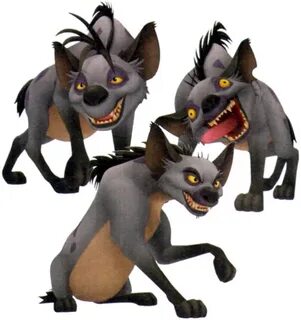 Shen, Ban and Ed in Kingdom Hearts Lion king broadway, Lion 