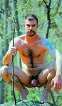 hot men and gay sex: Naked in the woods