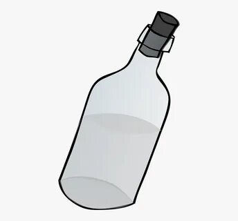 Bottle, Clear, Glass, Close, Cork, Water - Glass Bottle Clip