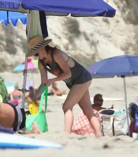 Alyson Hannigan Bikini Photos: 2013 Malibu Beach -11 GotCele