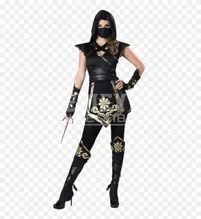 Halloween Costume Female Ninja Clipart (#4371088) - PikPng
