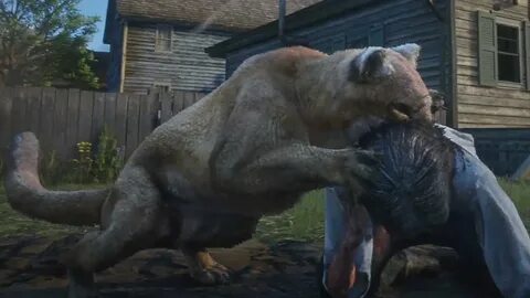 Playing as Cougar/Panther in Red Dead Redemption 2 - YouTube