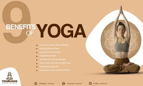 Yoga poster Behance