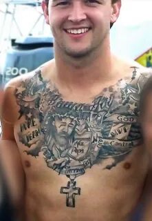 AJ McCarron adds to his glorious chest tattoo (Picture)