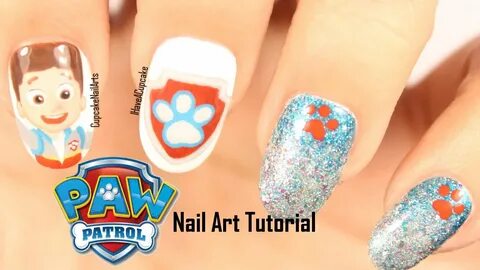 Paw Patrol Nails Ryder Nail Art - YouTube