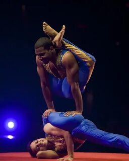 Contortion And Hand Balancing Act At Ringling Bros Circus Ci