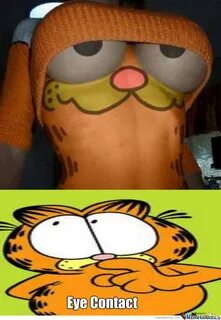 Garfield Eye by elriflecito - Meme Center