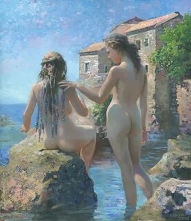 oil Oil Painting ILLUSTRATION painting nude Oil Painting canvas expemsive a...