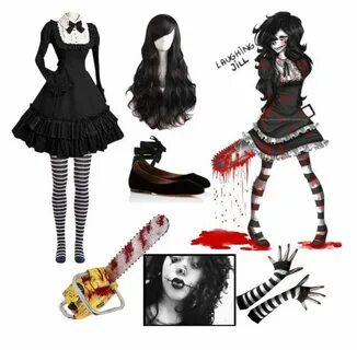 "laughing jill cosplay" by happy13242 ❤ liked on Polyvore fe
