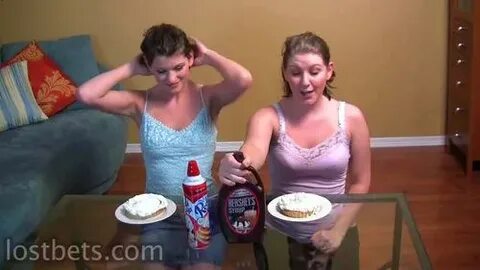 Ashley and Kala Pie Eating Contest - LostBetsGames.com
