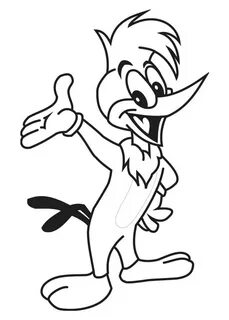 Woody Woodpecker 2 Coloring Page - Free Printable Coloring P