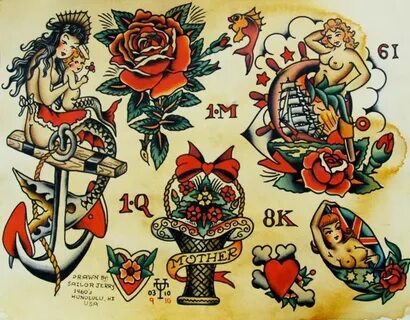 Pin by 김성빈 on Skinspiration Sailor jerry tattoo flash, Sailo