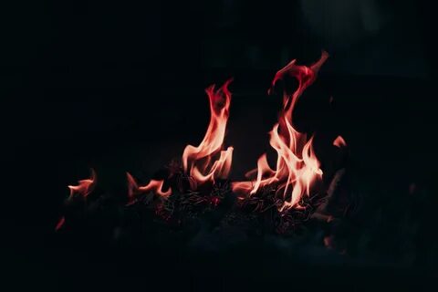 HD desktop wallpaper: Fire, Bonfire, Night, Dark, Flame, To 