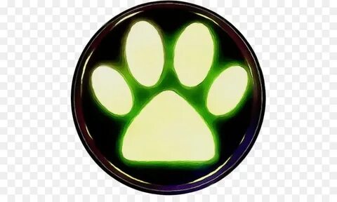 green paw symbol circle rim png download - 523*523 - Free Tr