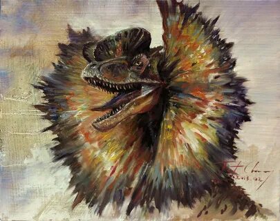 Дилофозавр арт - 32 фото - картинки и рисунки: скачать беспл