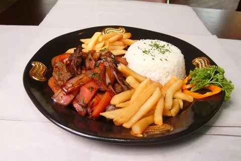 Lomo Saltado Comida peruana, Platos peruanos, Lomo saltado