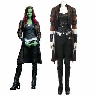 Guardians of the Galaxy 2 Gamora Cosplay Costume-Takerlama