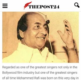 Mohammed Rafi died on this very day in 1980 #islam #muslim #quran #allah #m...