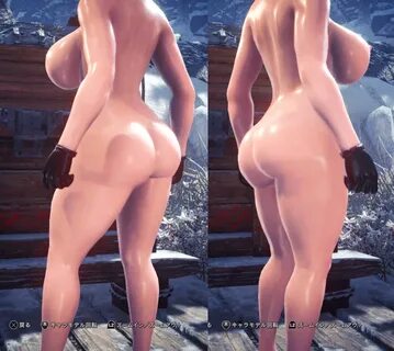 Monster Hunter World Nude Mod Implements Oily & Bouncy Bare 