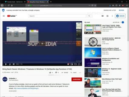 Youtube Audio (Windows) - Download & Review