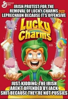 Offensive Irish Gluten free cereal, Lucky charms cereal, Glu