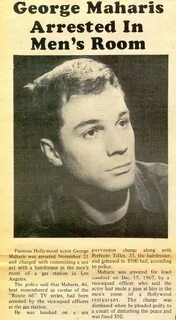 George Maharis Arrested in Men's Room George, Guy names, Hol