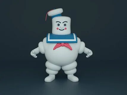 Stay Puft Marshmallow Man by Alexis Tapia (Pingü) on Dribbbl
