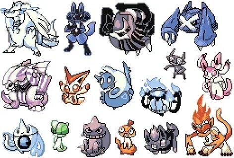 Pokemon sprites 1 gen style by Nsuprem -- Fur Affinity dot n