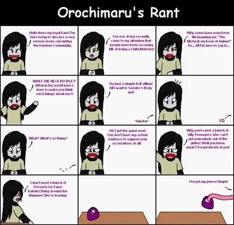 Anime Jokes Collection: Orochimaru Funny Comic Strips
