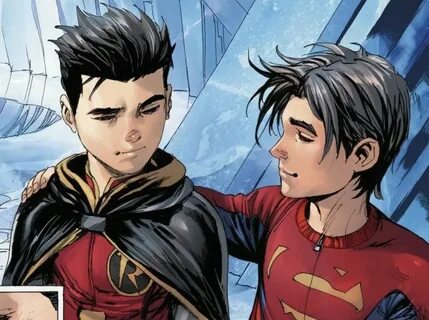 SUPER SONS. Robin. Damian Wayne. Jonathan Kent. Superboy. Su