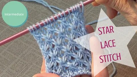 Star Lace Stitch - YouTube
