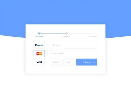 DailyUI #002 - Credit Card Checkout by Lars Boon on Dribbble