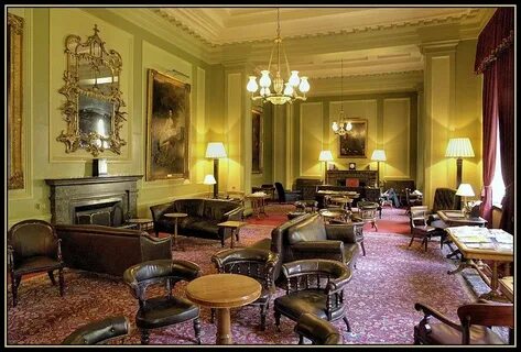 The Travellers Club, Pall Mall London British interior desig