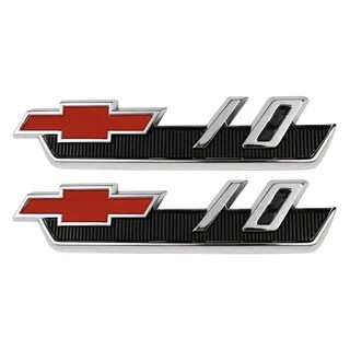 Trim Parts ® 9225 - "Bowtie 10" Front Fender Emblems