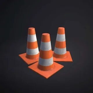 3D model Traffic Cone VR / AR / low-poly CGTrader