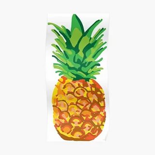 "pineapple" Poster by alexwein Redbubble