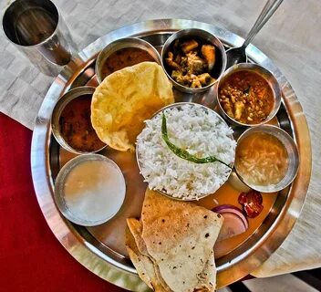 File:Vegetarian Thali.jpg - Wikimedia Commons