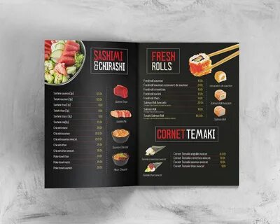 Benkay Sushi Restaurant Menu Redesign on Behance