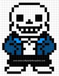 Sans Pixel Art Grid Undertale / So i decided to draw a quick