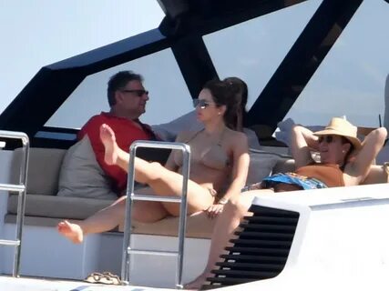 Katharine McPhee caught topless at the yacht while on honeym