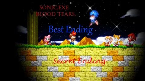 Sonic.exe Blood tears - Secret Best Ending!! - YouTube